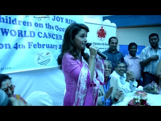 madhuri dixit makes world cancer day special for cpaa india with pawan hans helicopters (helicopters) ltd. mature