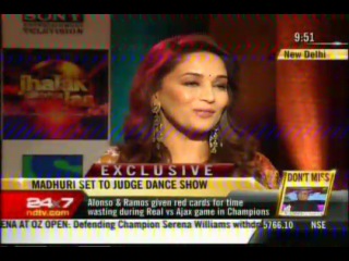 madhuri's ndtv interview on jhalak dikhla jaa